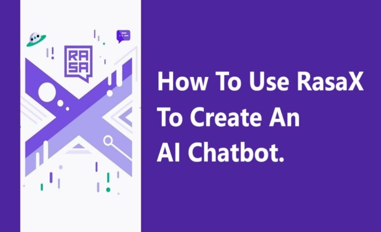 Use RasaX to create an AI chatbot