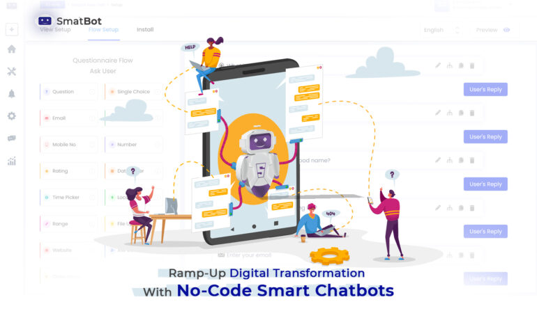 Ramp-Up Digital Transformation With No-Code Smart Chatbots