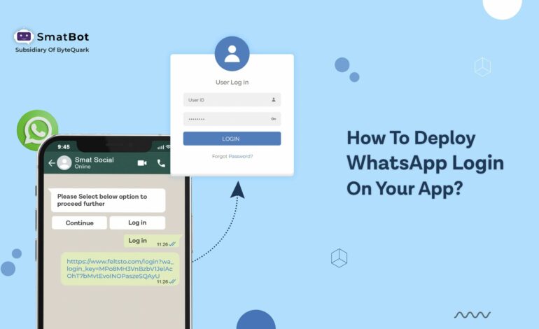 how to deploy login with whatsapp on your app