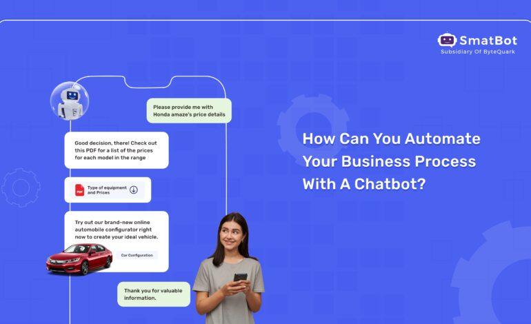 How can you automate your business process with a chatbot