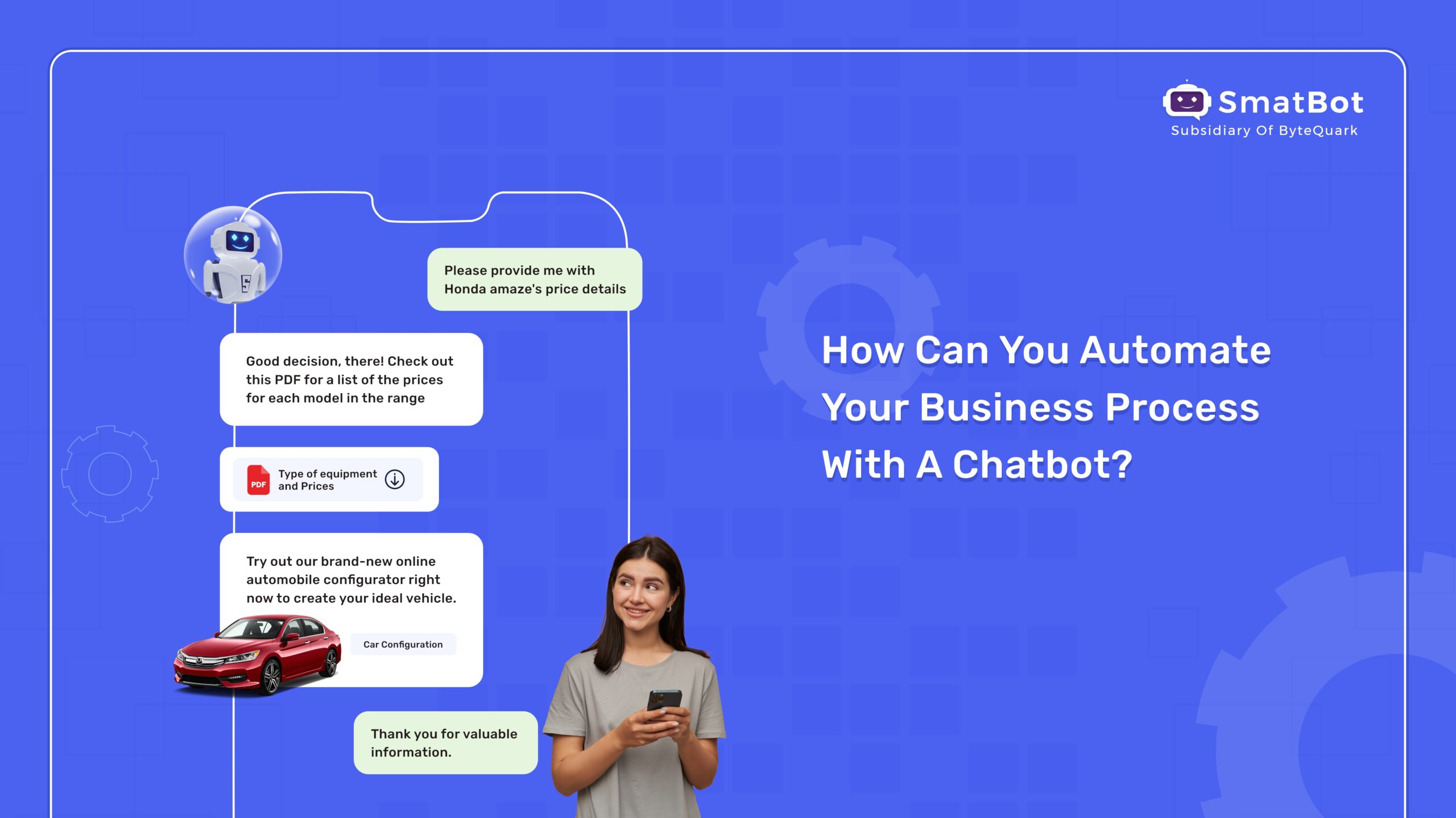 How can you automate your business process with a chatbot