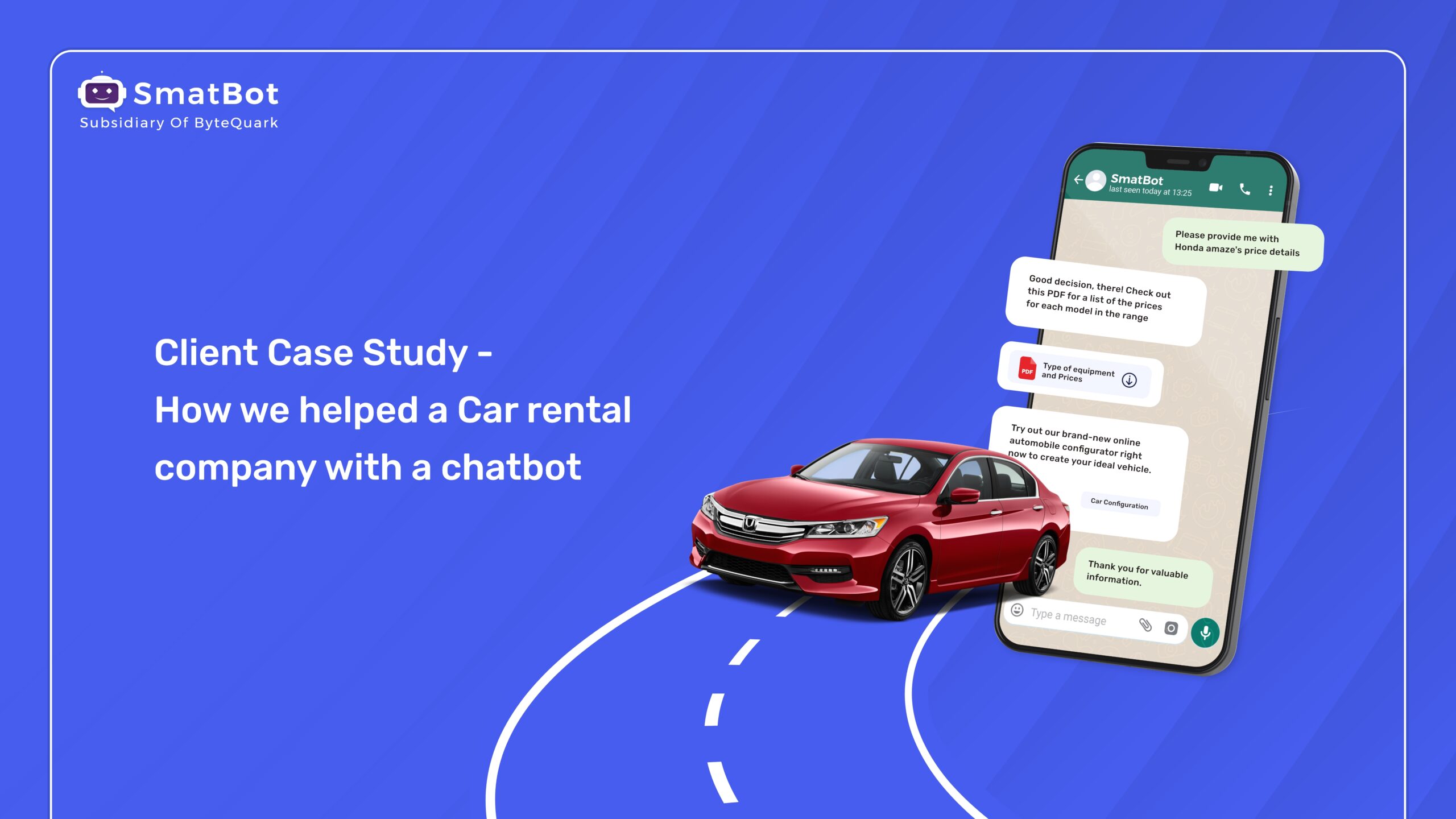 Client Case Study – How we helped a Car rental company with a chatbot 