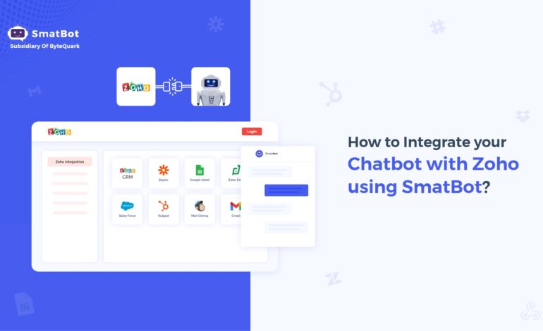 intregrating zoho crm with smatbot